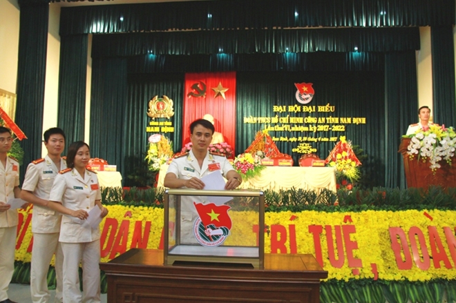 Tưng bừng Đại hội Đoàn thanh niên Công an tỉnh Nam Định lần thứ VI - Ảnh minh hoạ 5
